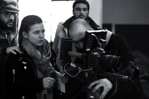 Simona Ilaria Di Michele on the set of UnderSense